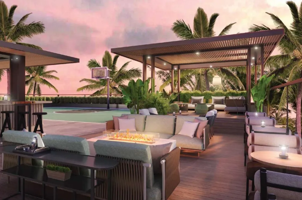 Rooftop Basketball Court & Leisure