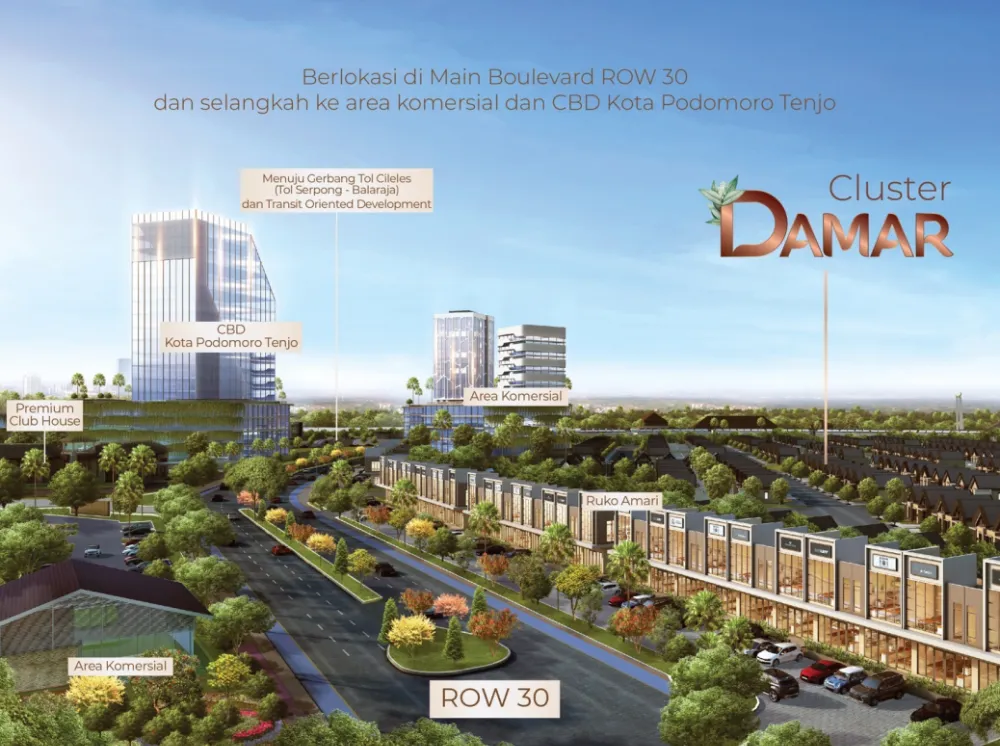 Damar Masterplan - Kota Podomoro Tenjo